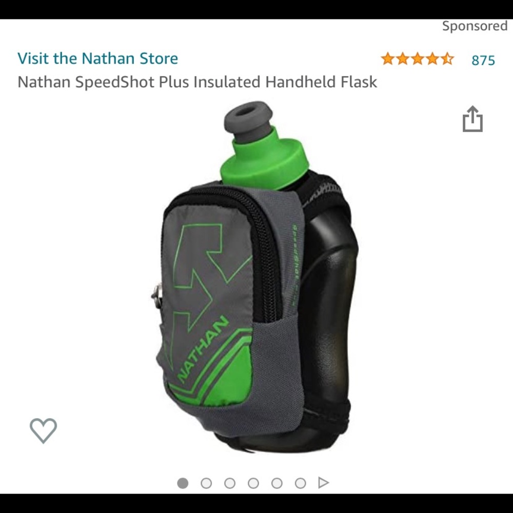 Nathan Speedshot Plus Insulated handheld flask